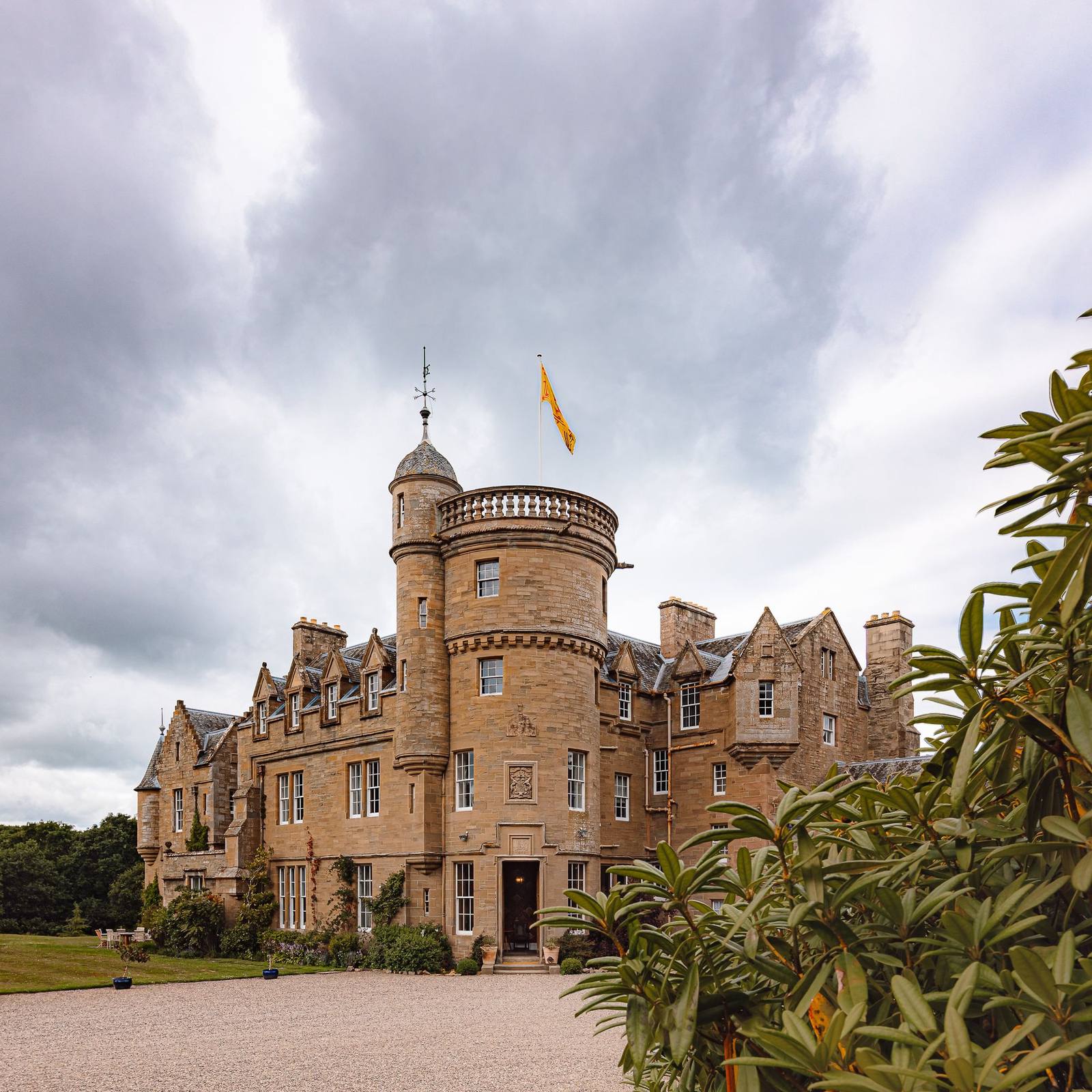 Birkhill Castle, a Scottish Baronial castle in Fife, Scotland
